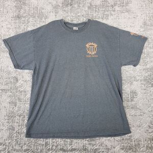 Willie Boats Shirt Mens XL Gray Simply The Best River Fishing Aluminum Drift